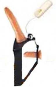 Arnes Doble Consolador con Vibrador " 20 % Off "