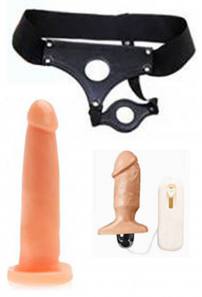 Arnes Doble Int. Y Ext. c/ vibrador " 30 % Off "